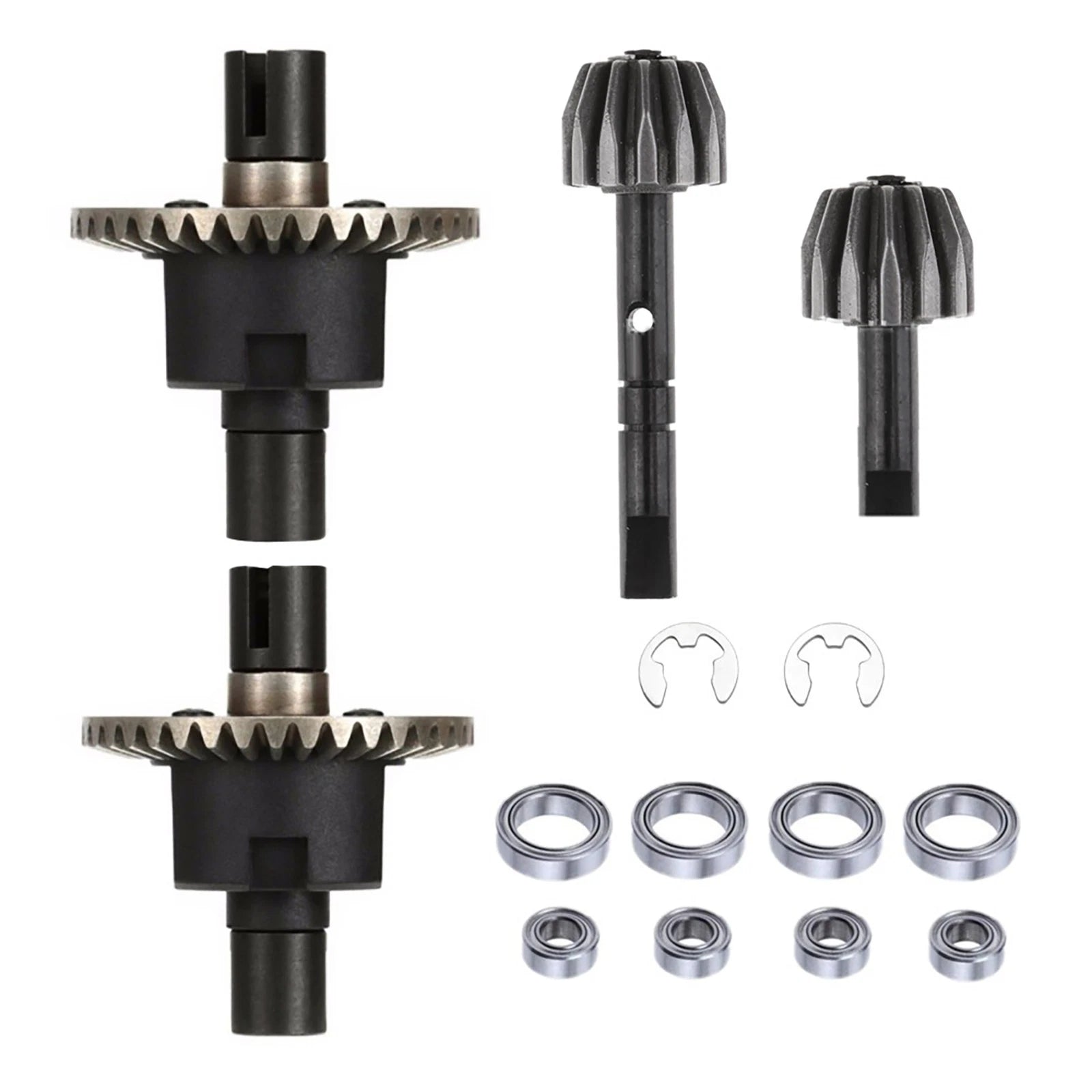 Front Rear Differential Gear Kit For 1/10 Hsp 94123 94166 Drift Car