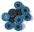 10x 2in R-Type Quick Change Flap Disc 40 Grit by Unbranded