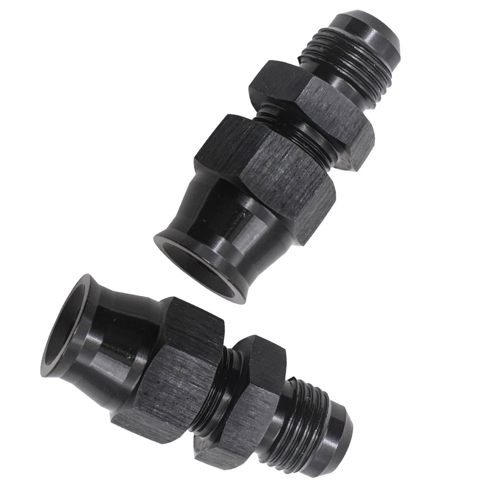 5/16"3/8"tube To An6 Male Adapter Fitting With Brass Ferrule Hardline