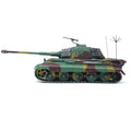1:72 German Tiger King Heavy Tank Alloy Model Collection Military