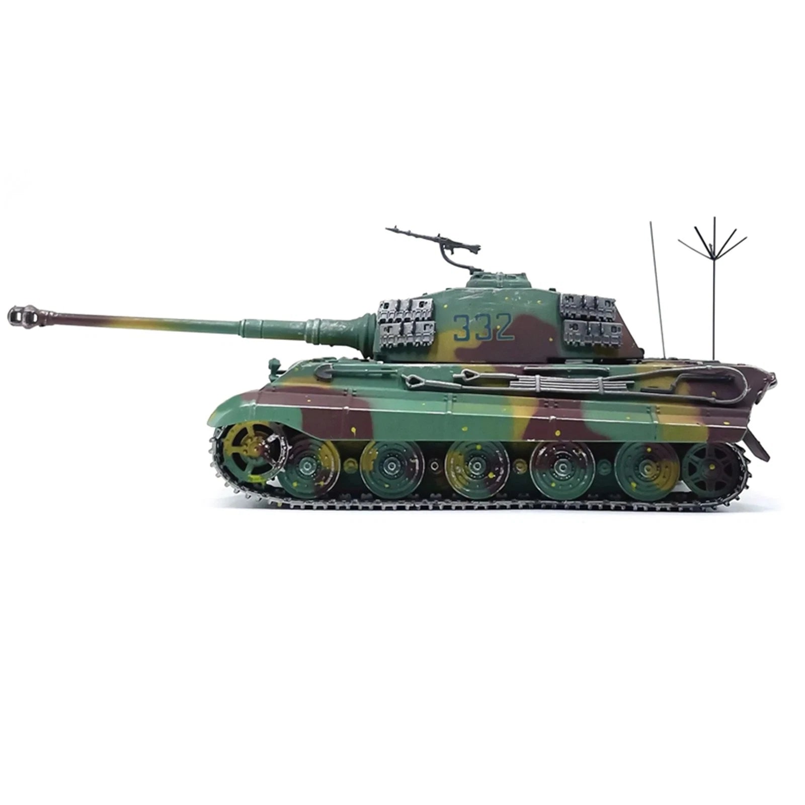 1:72 German Tiger King Heavy Tank Alloy Model Collection Military