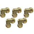5 Pack XFITTING 3/4" X 3/4" Push Fit Elbow Fitting- Lea