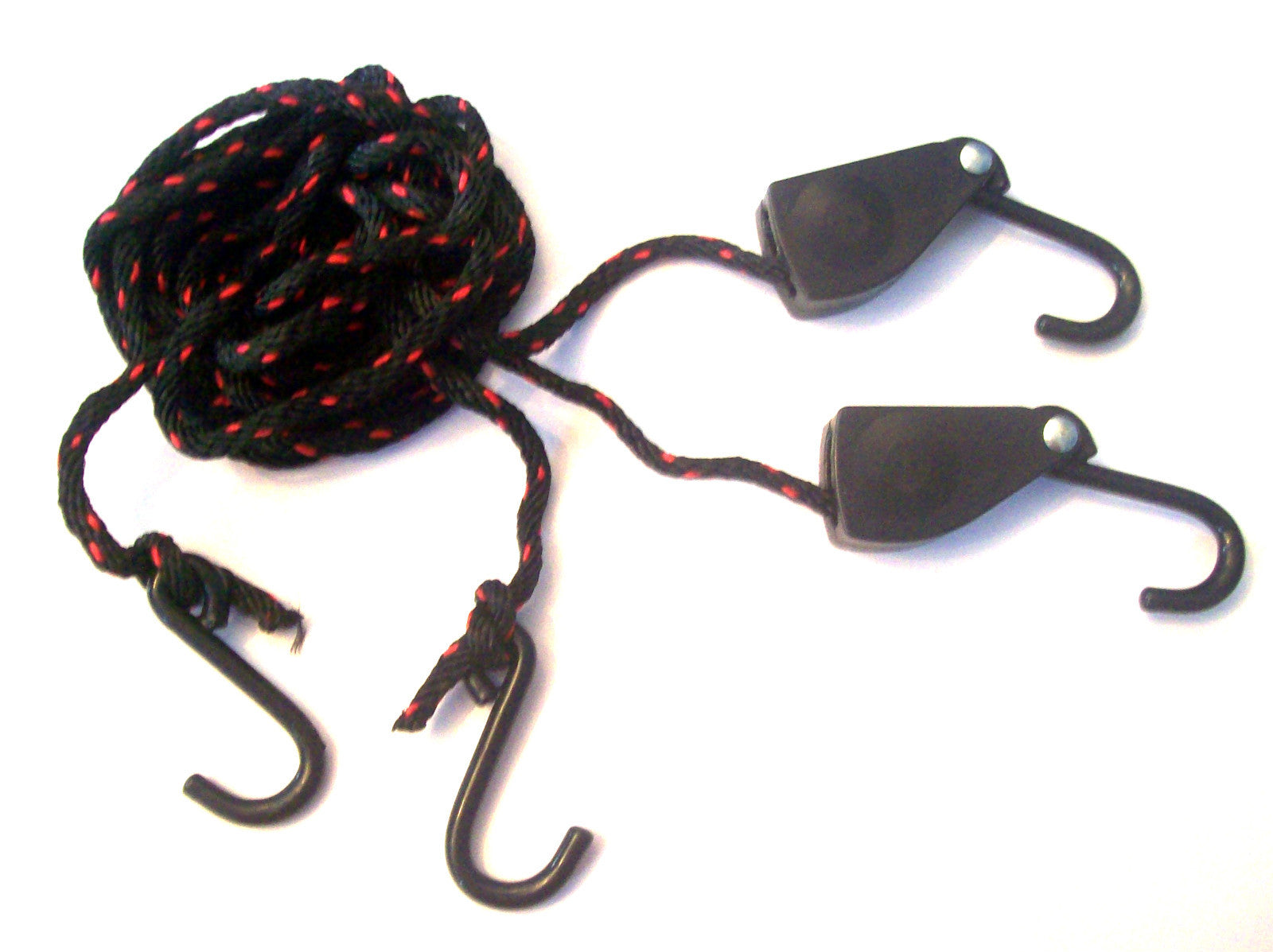 Ratcheting Rope Hoist Pulley Block and Tackle Set