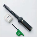 New 0.5" Diameter Spiral Flute Spade Drill Body,20MM Shank, 5XD, 1PC Insert