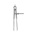 Divider 8" Steel Measuring Compass Gauge Jewelers Spring Tools -