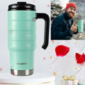 HAUSHOF 24 oz Travel Mug Stainless Double Wall Vacuum Insulated Tumbler Green US