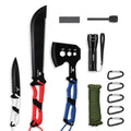 Mossy Oak Hatchet And Machete Knife Set Axe Hunting Knives Flashligh