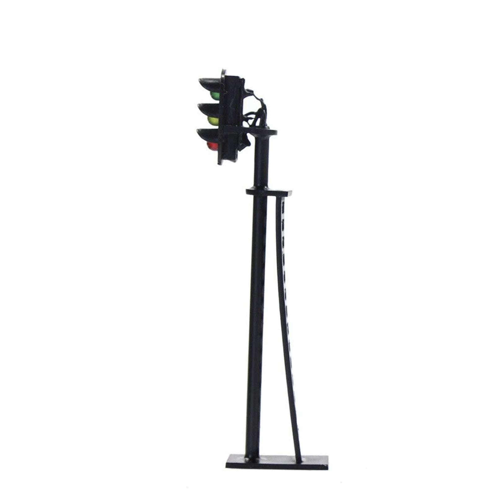 1:87 Scale Signal Traffic Light 8.3cm Traffic Light Black Post With