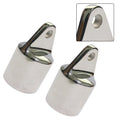 Stainless Steel 316 Triangular Sliding Cap For Bimini Sun Shelter