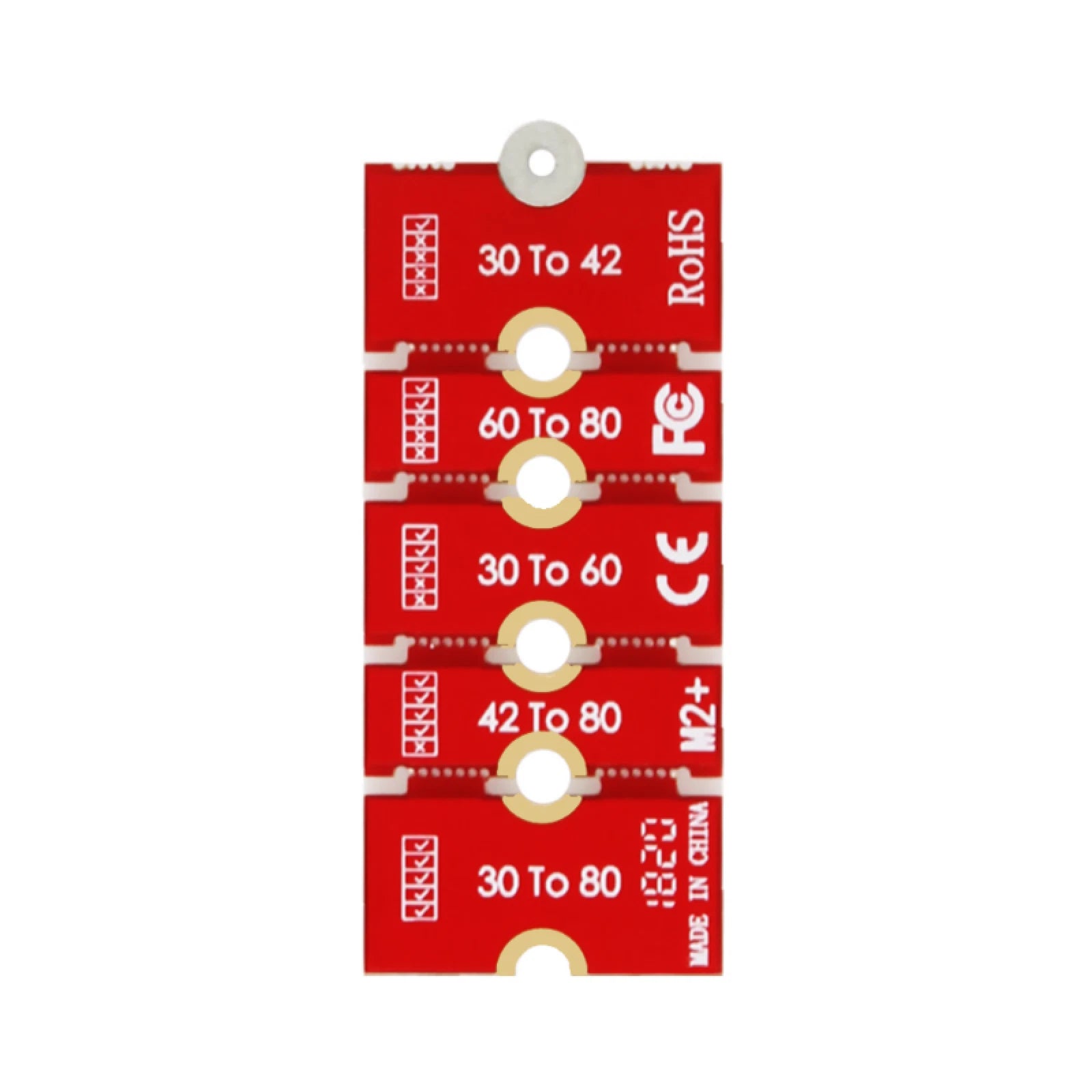 M.2 Ngff Nvme Ssd 2230 2242 2260 To 2280 Length Extension Adapter