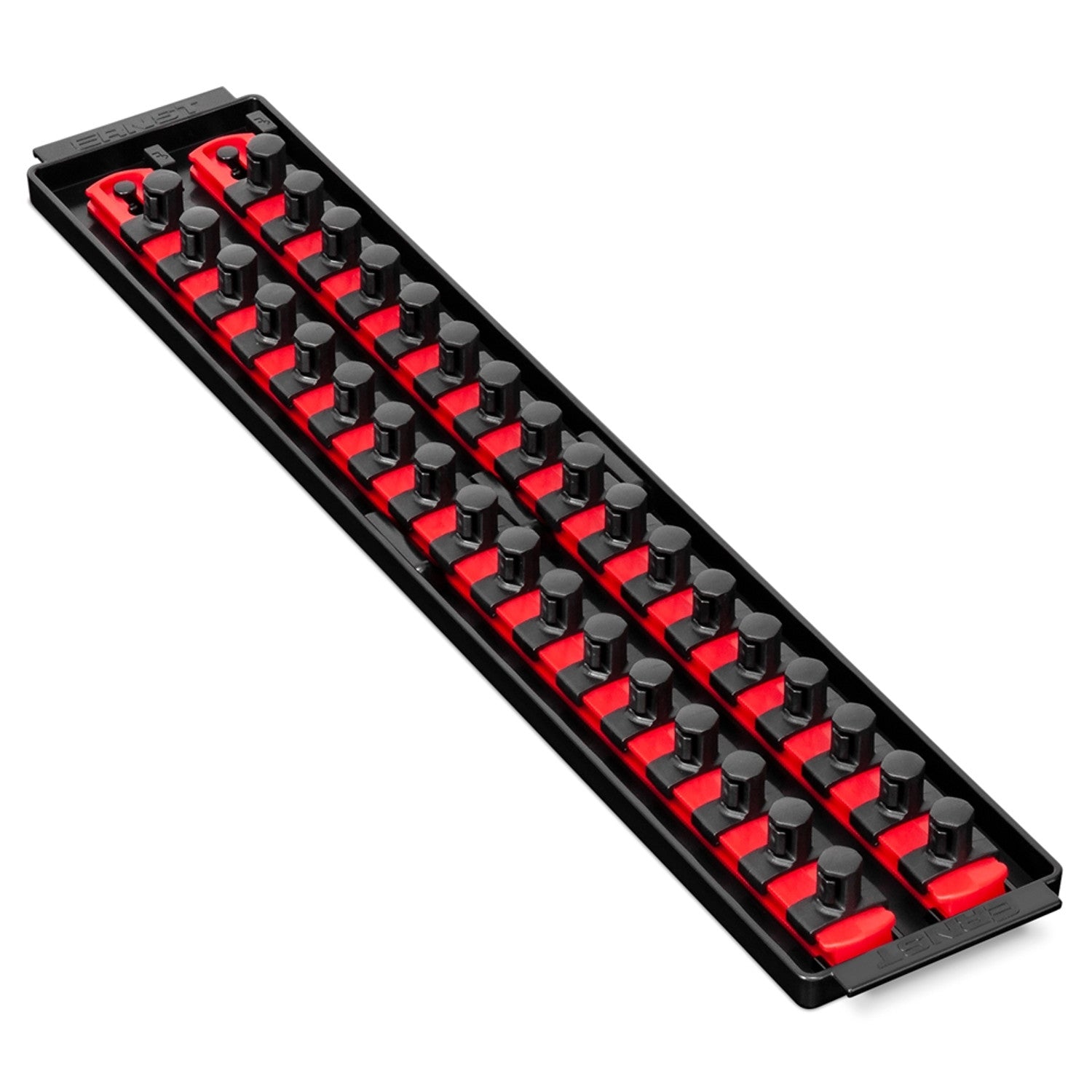 Ernst 2 Rail Twist Lock 1/2" Socket Boss® Storage Organiser Rail 18”