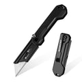 Workpro Mini Folding Utility Knife Box Cutter Quick Open Axis Lock