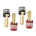 Black Red Battery Heatsink Plugs Durable For 1/10 Off-road Truck Rc