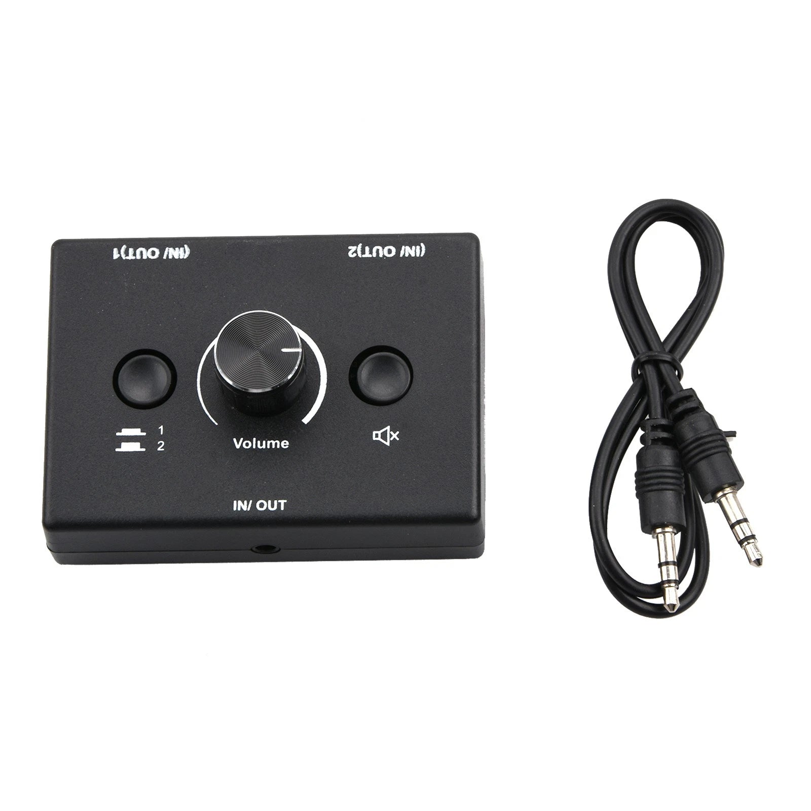 2 Way Audio Switcher Audio Switcher Splitter 3.5mm Switch 2 In 1 Out