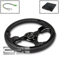 Nrg 320mm 6-hole Racing Steering Wheel Black | Built Supply Co