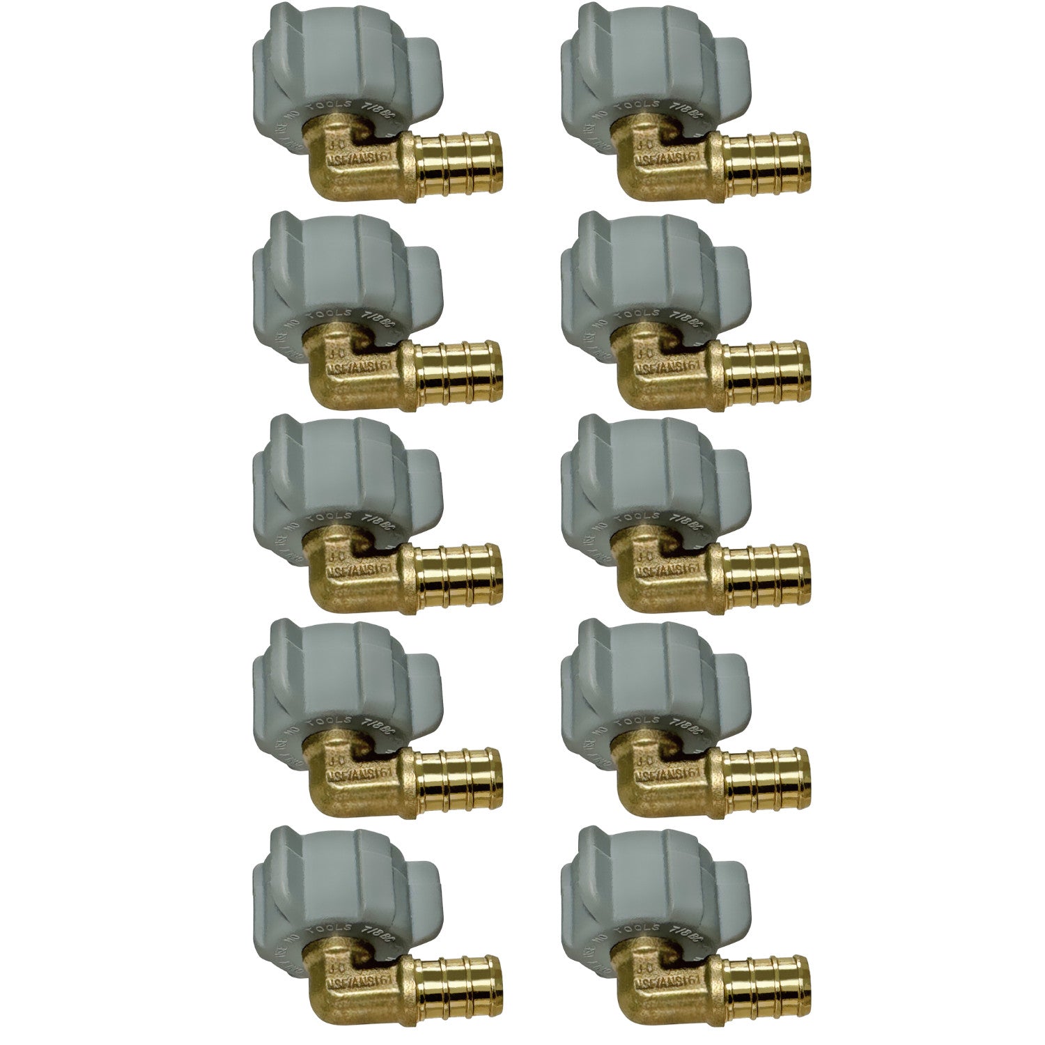 XFITTING 1/2" Pex x 7/8" Ballcock Nut Swivel Elbow