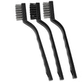 Steel Brush Set Small Cleaning Brushes Wire Rust Sparks Wheels Scrub