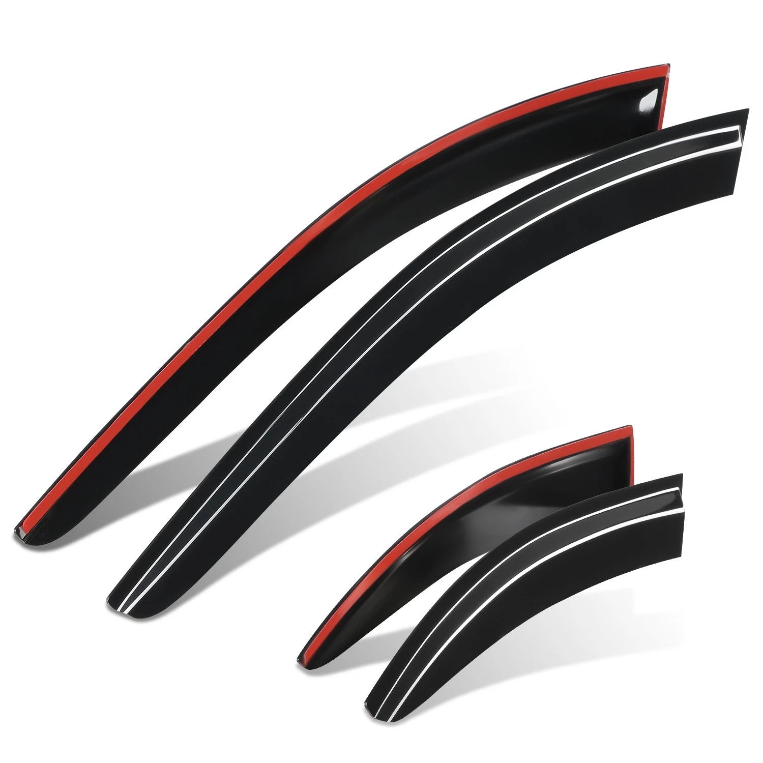 Fit 08-17 Mitsubishi Lancer 4-piece 3m Tape On Wind | Built Supply Co