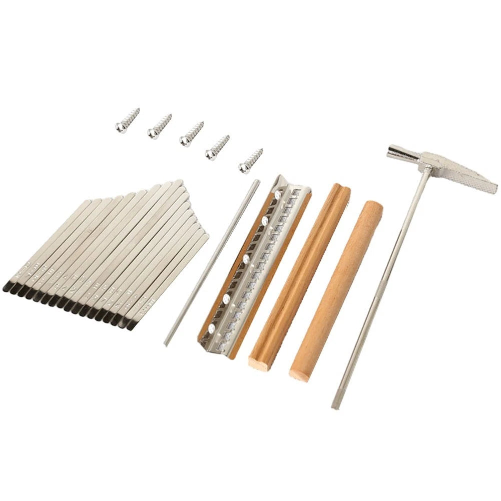 Complete Kalimba Diy Replacement Set With 17 Keys | Built Supply Co