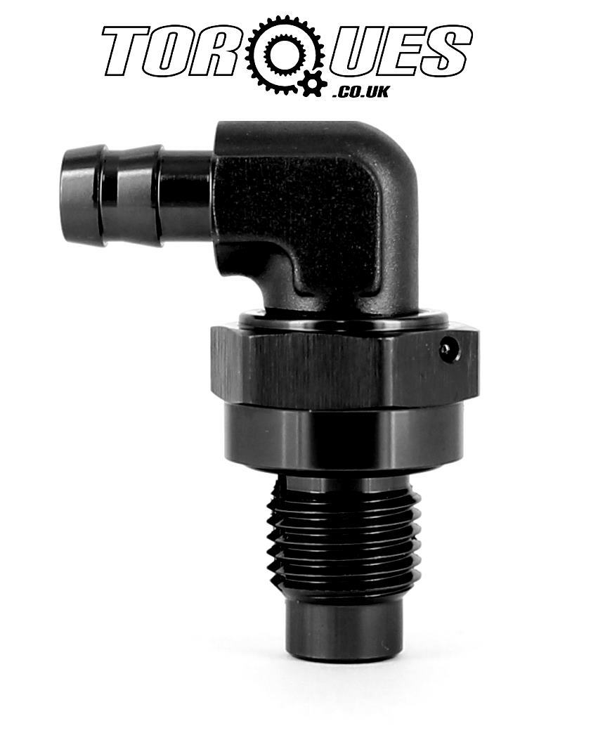 8mm Barbed 90 degree Rollover Vertical Vent Valve (ORB-6) Tank Mounted