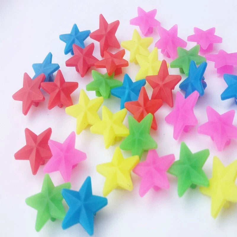 Star Bead Bicycle Bike Wheel Plastic Spoke Ball Child Kids Clip