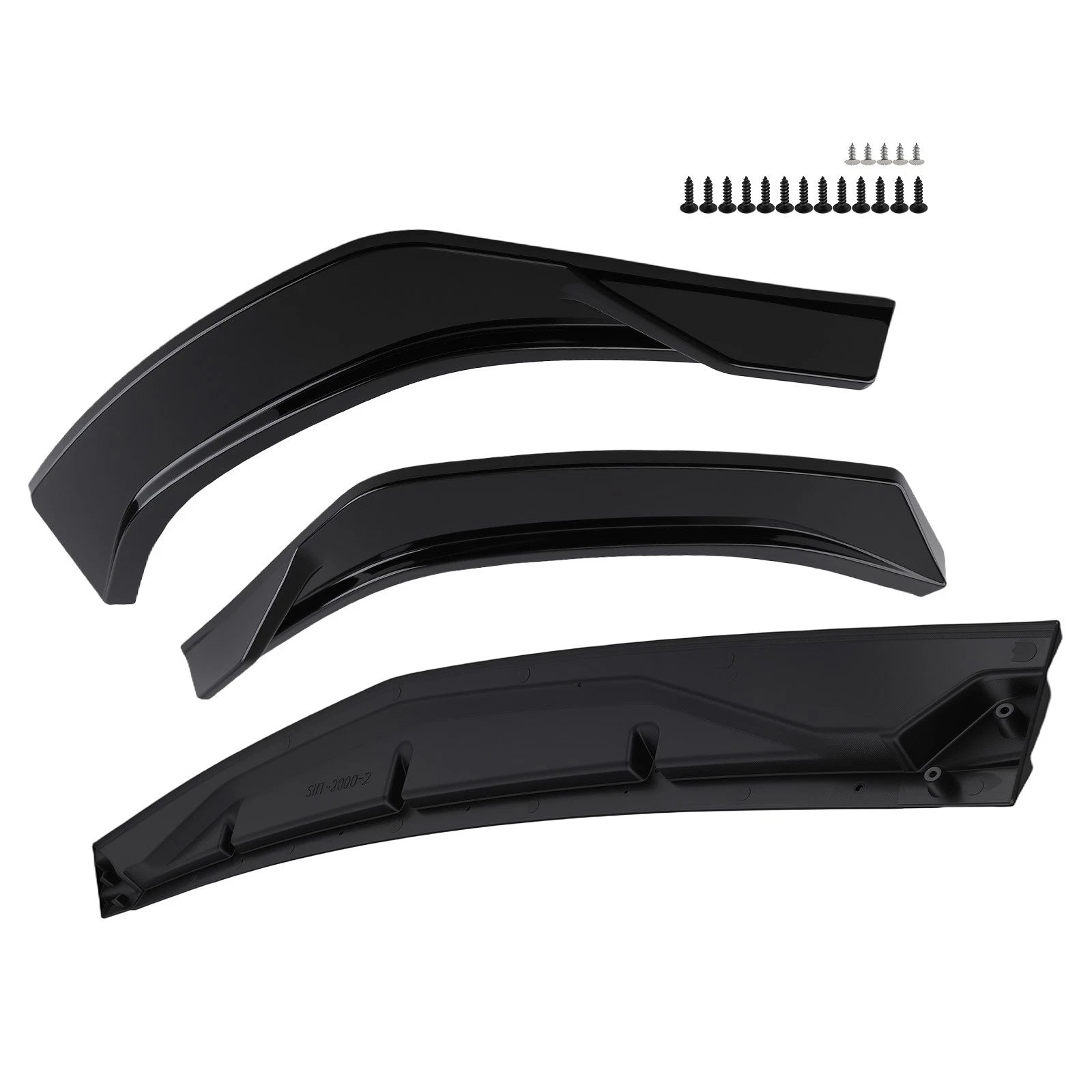 Bumper Front Lip M Style for Hyundai Sonata 2020-23 Lower Splitter Gloss Black