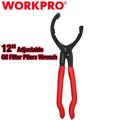 WORKPRO 12-in Adjustable Oil Filter Pliers Oil Filter Wrench Oil