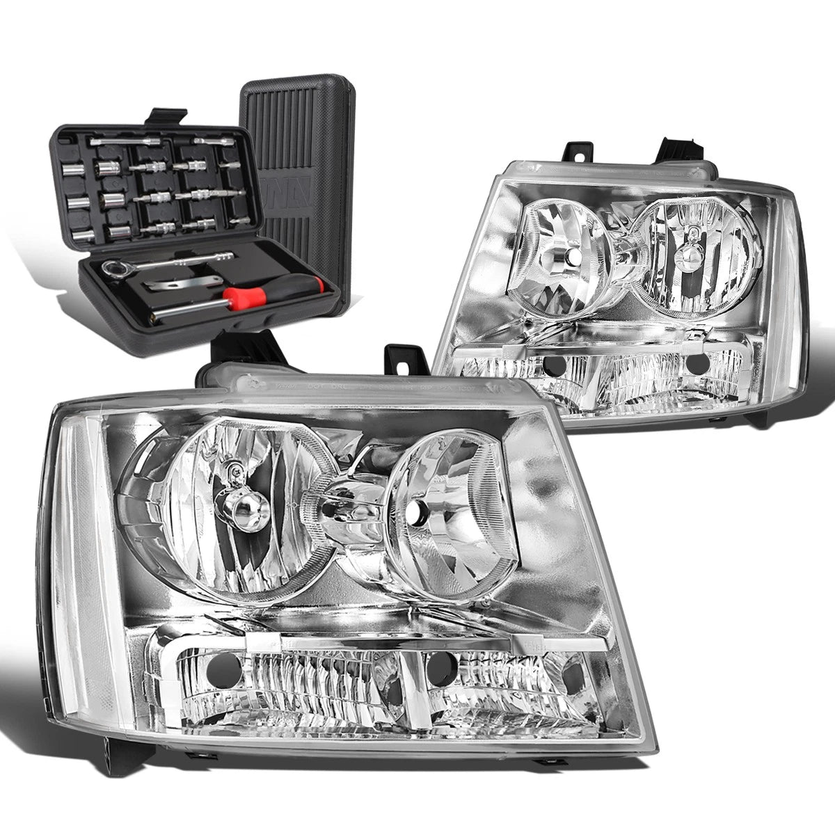 For 2007-2014 Chevy Tahoe Suburban Chrome/clear | Built Supply Co