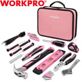 Workpro 100piece Pink Hand Tool Set W/carrying Pouch Household Tool