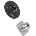 3/8" To 1/4" Adapter Screw Cold Shoe Base Bracket For Dslr Camera