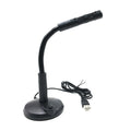Usb Stand Mini Desktop Studio Speech Microphone Mic For Pc Laptop