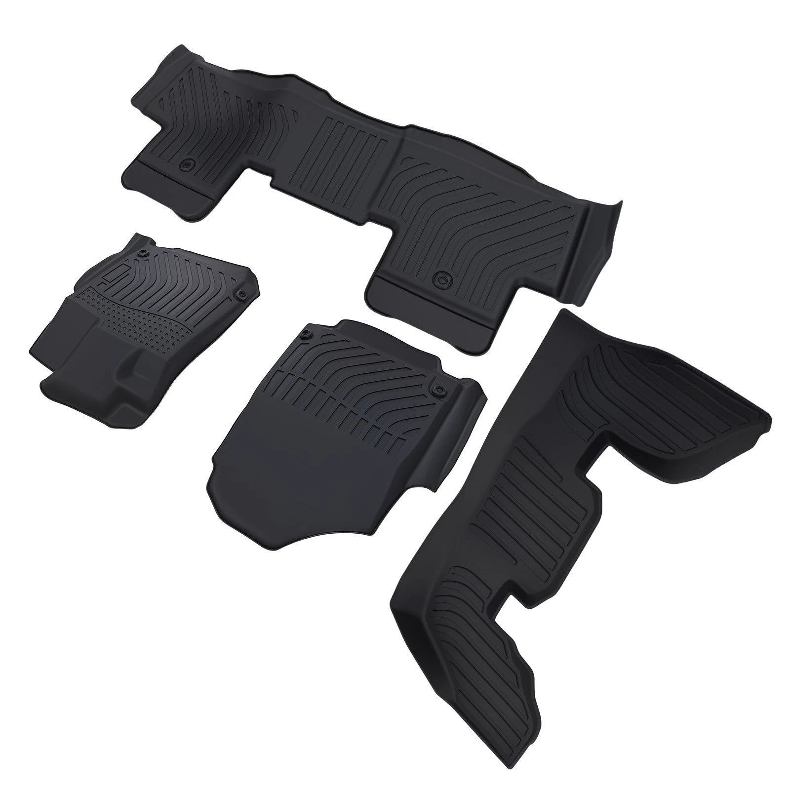 Floor Mats Liner For Acura Mdx 2022-2025 Black Tpe Waterproof Car