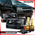Black Headlight + Bumper Bulbs for Chevy Express