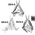 21-in-1/15-in-<wbr/>1/16-in-1 Multi-tool Pocket Knife Plier Set Safety Locking &amp;Sheath