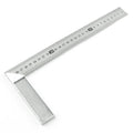 uxcell Silver Square Ruler 30cm