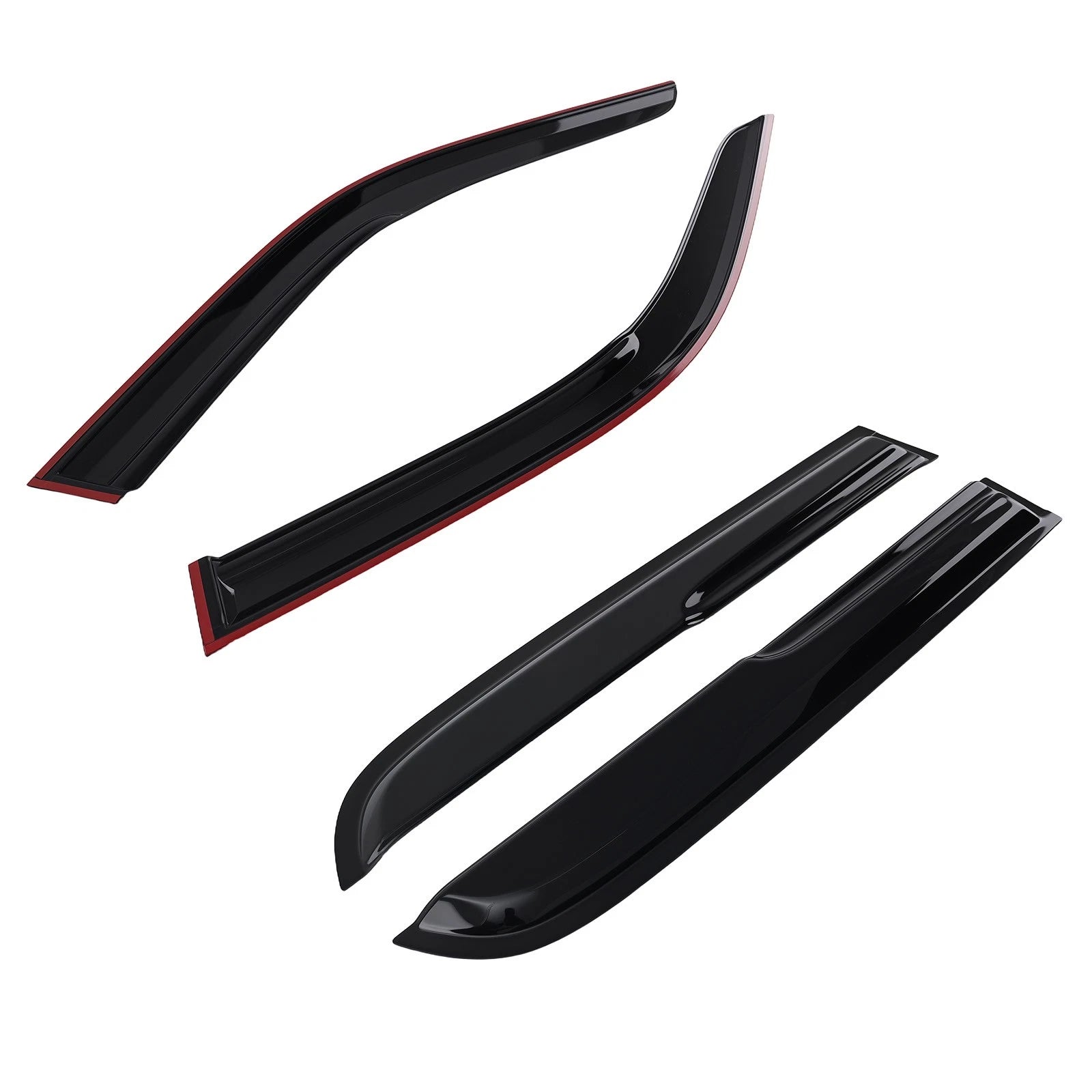 4Pcs Front Rear Visors for Honda CRV CR-V 2002-2006 Window Rain Deflectors