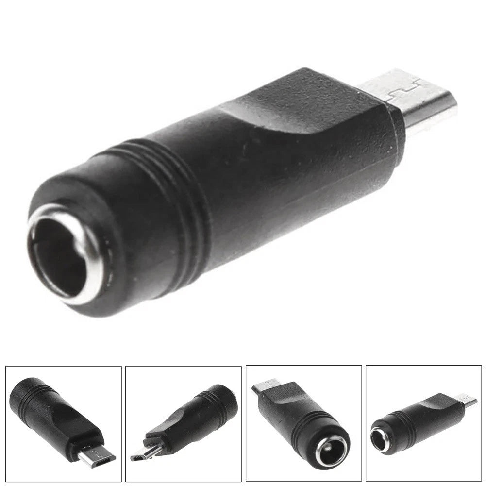 5.5mm X 2.1mm Dc Female To Usb A Male Adapter For Electronic Devices