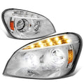 Fit 08-17 Freightliner Cascadia Pair Chrome Housing | Built Supply Co