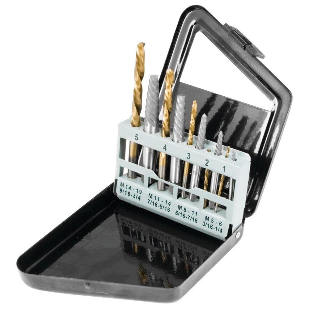 Performance Tool Spiral Flute Screw Extractor Set by Performance Tool