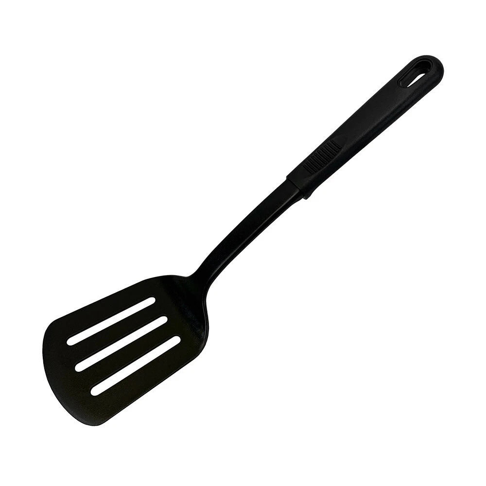 12" Black Non Stick Nylon Turner Spatula/slotte<wbr/>d Spatula For