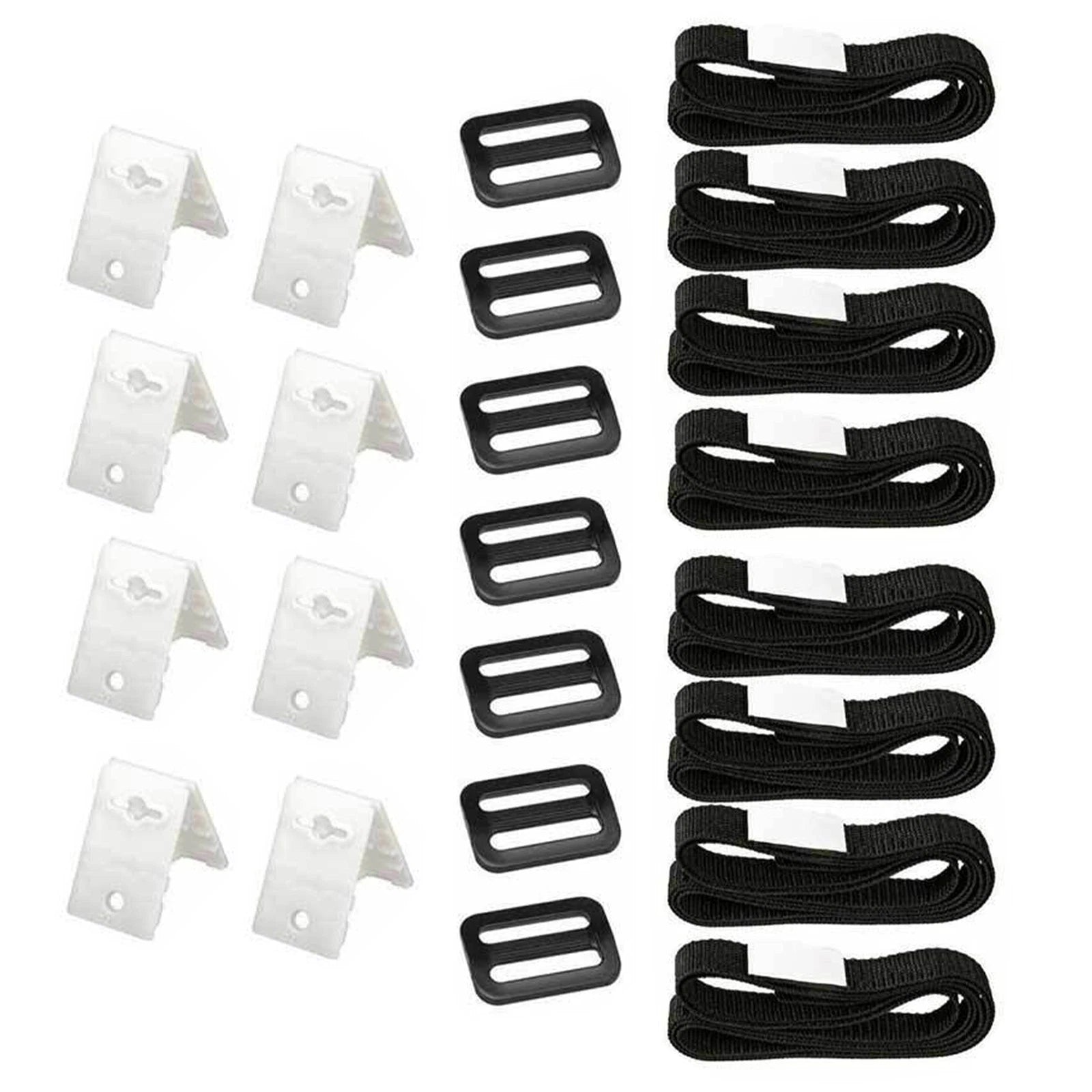 Solar Cover Reel Attachment Kit Straps Blanket For In-ground Swimming