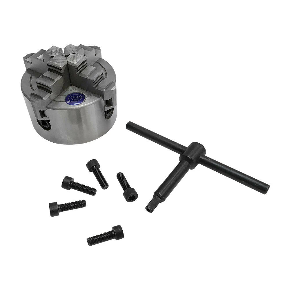 4 Jaw Independent Ground Hardened 3 Inch Lathe Chuck Lathing Plain