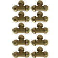 XFITTING 1/2" Push Fit Tee Fittings - 10 Pack