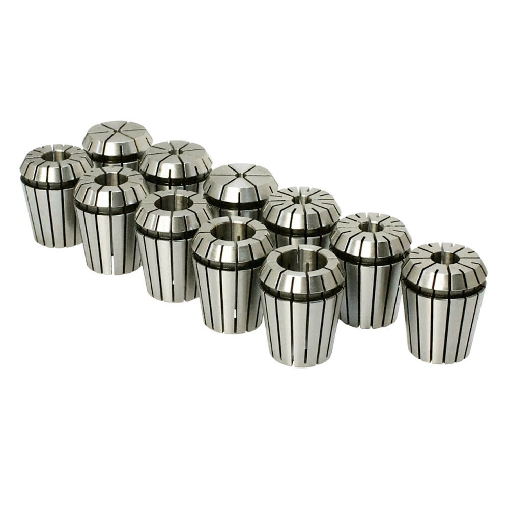 3/16-3/4 Inch Spring Collets Set R8 Cat Bt Cnc Runout0003 Er-32 Collet