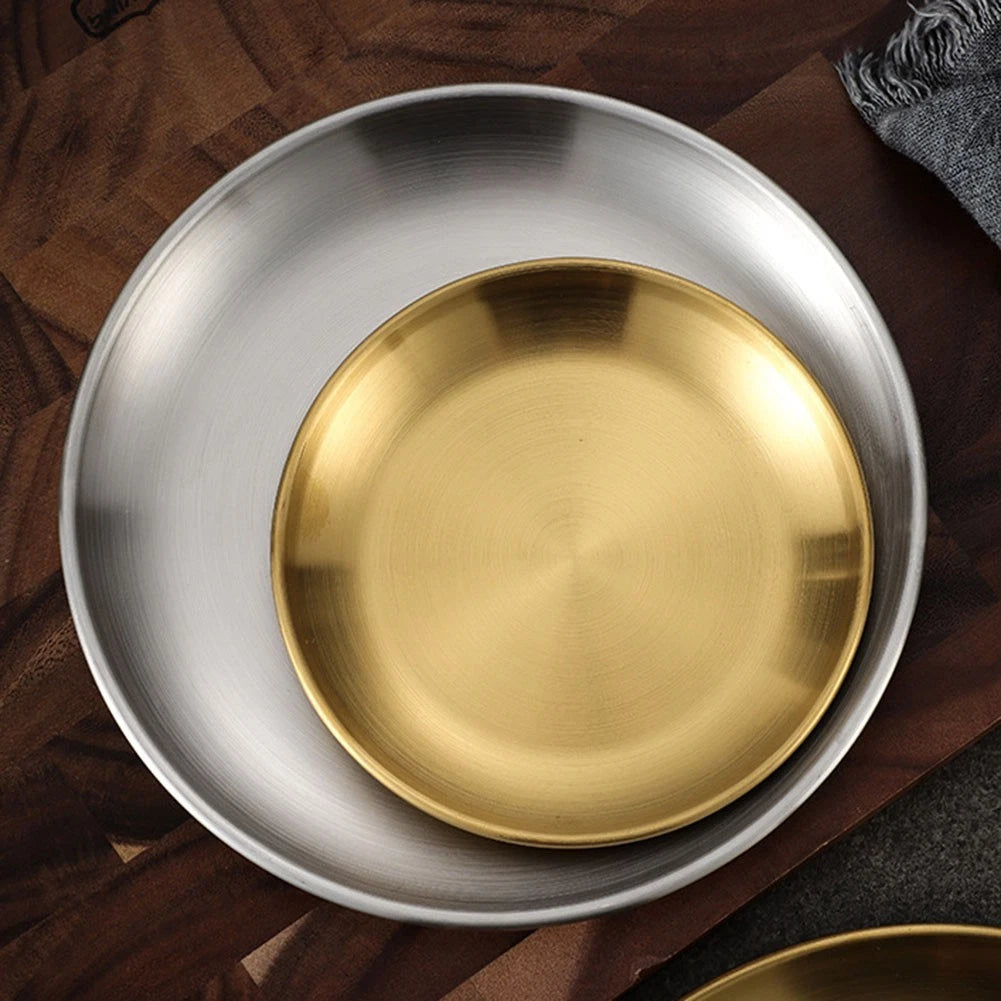 Stainless Steel Plate With Balanced Weight For Stable Placement On