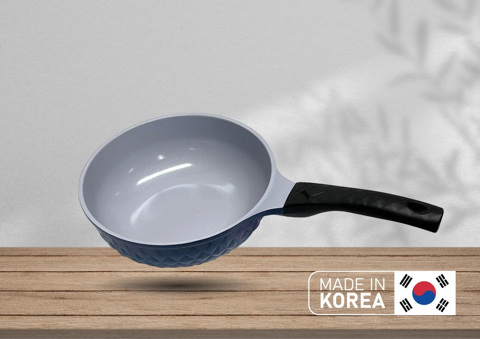 Made In Korea| 9" Ceramic Coating Interior And Exterior Cooking Wok,