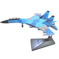 14cm Diecast Alloy 1/144 Russia Sukhoi Su-35 Flanker Fighter Model