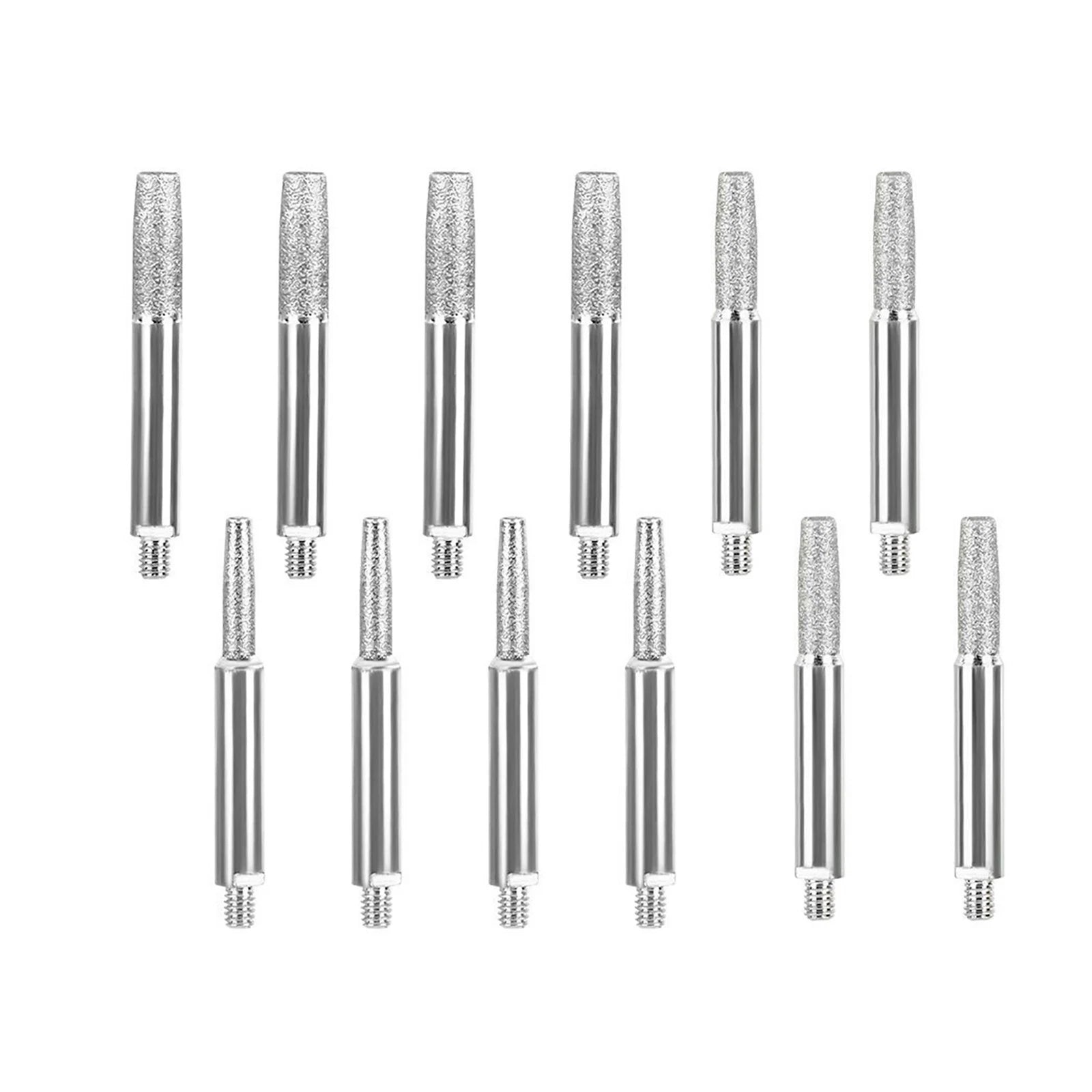 Lot Carborundum Burrs 4mm 4.8mm 5.5mm Chainsaw Sharpener Stone File