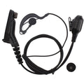 Ptt Mic Earpiece Clip Headset For Motorola Dp4800 Dp4801 Dp4600
