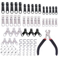 Zinc Alloy Fix Zipper Zip Slider Repair Instant Diy Kit Universal